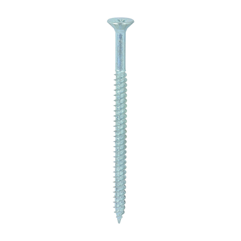 TIMCO Twin-Threaded Countersunk Silver Woodscrews - 12 x 3 1/2