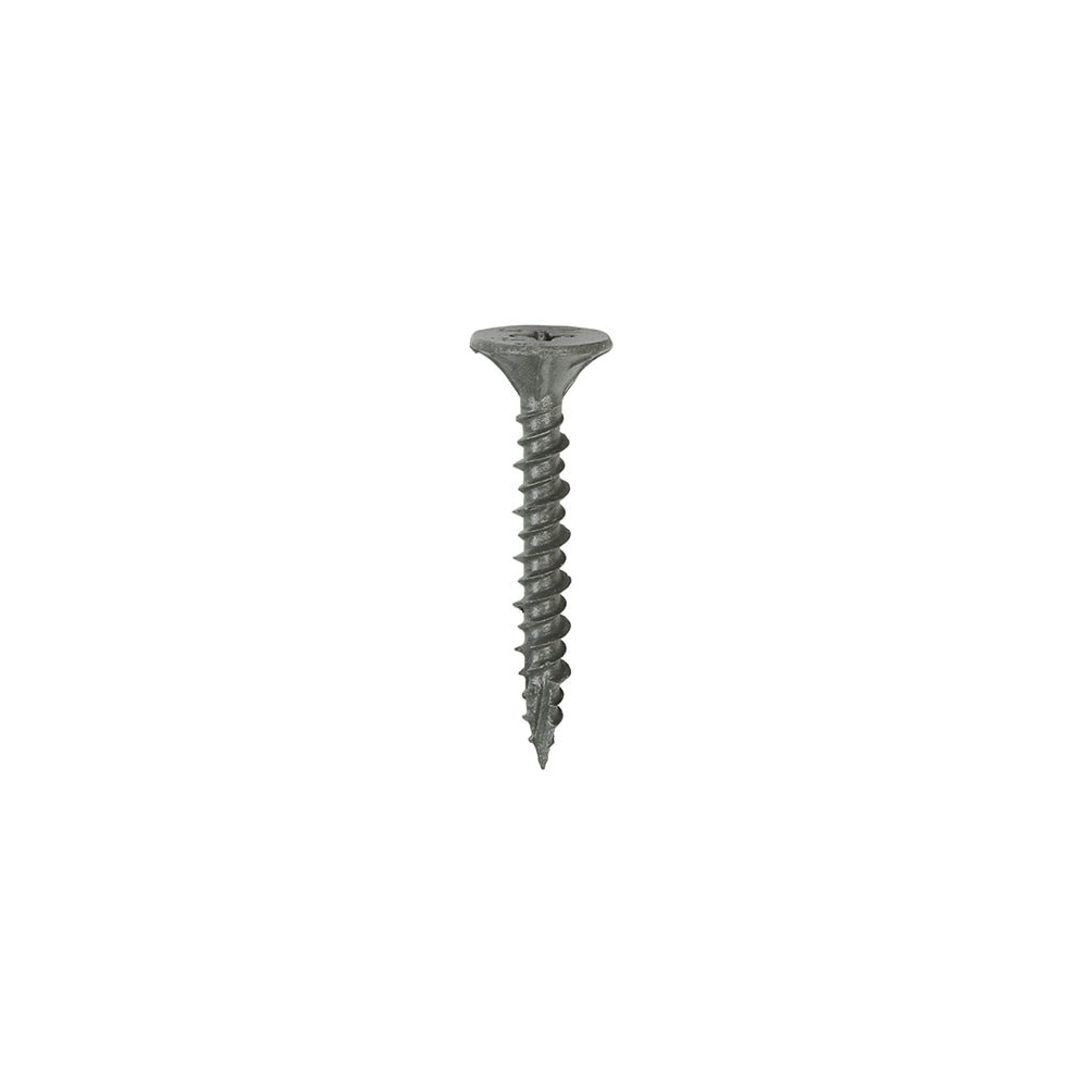 TIMCO Twin-Cut Cement Board Countersunk Exterior Silver Screws - 4.2 x 32