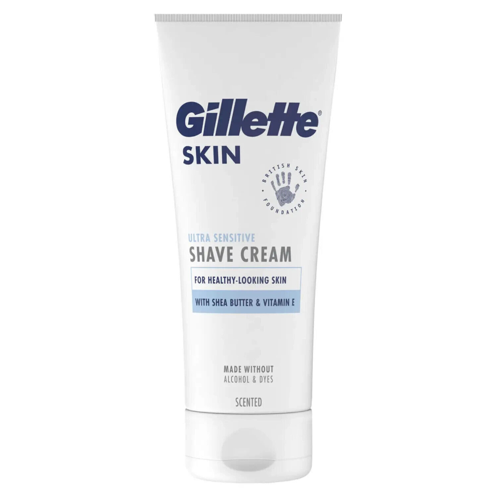 Gillette SKIN Ultra Sensitive Cream 175ml with Shea Butter & Vitamin E