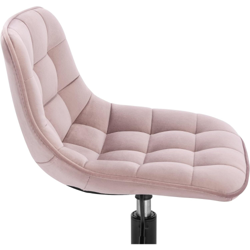 Dressing Stool Swivel Velvet Modern Breakfast Dining Chair 1