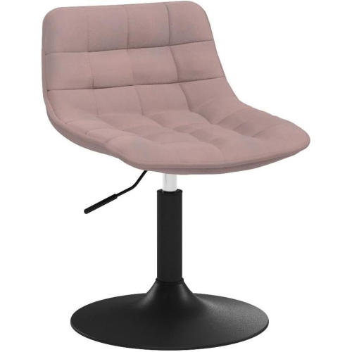 Dressing Stool Swivel Velvet Modern Breakfast Dining Chair