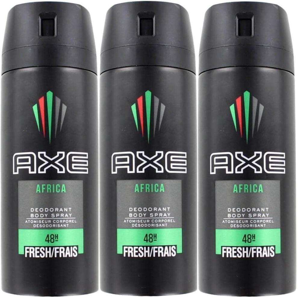 Axe 3 X Deodorant Body Spray150ml - Africa