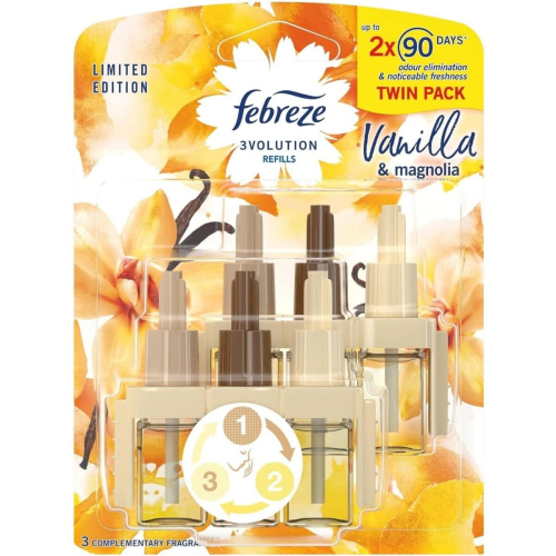 Febreze 2 x 20ml Febreze 3Volution Plug in refill - Vanilla & Magnolia