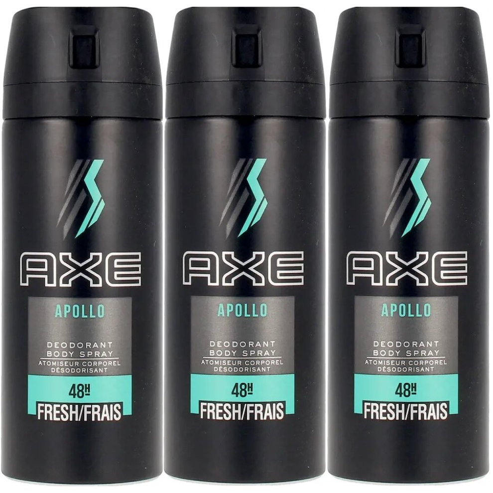 Axe 3 X Deodorant Body Spray150ml - Apollo