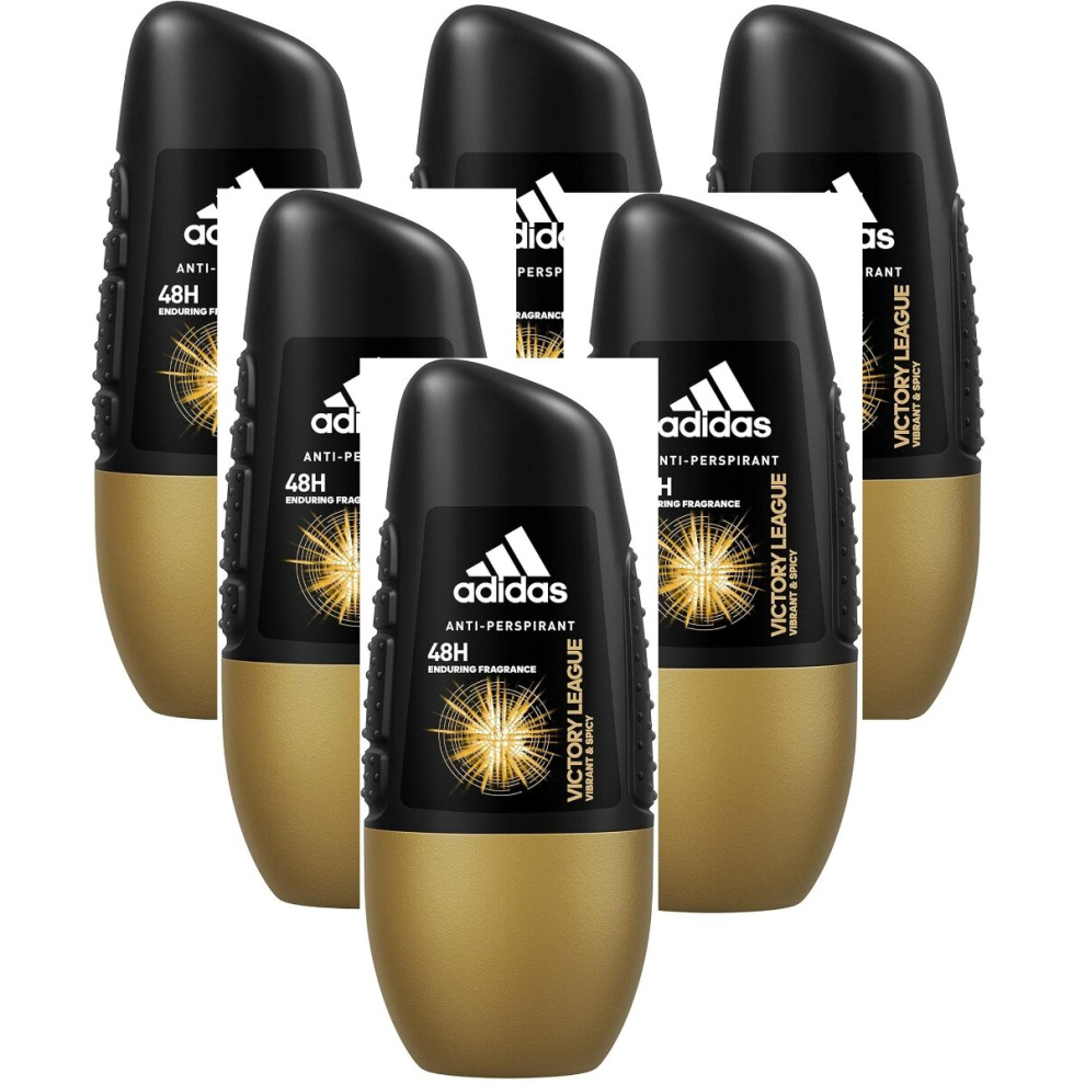 6 x Adidas 48H protection Anti-perspirant Roll On 50 ml - Victory League