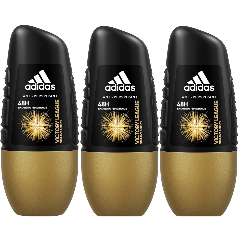 3 x Adidas 48H protection Anti-perspirant Roll On 50 ml - Victory League