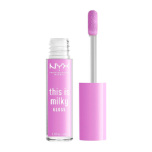 NYX PROFESSIONAL MAKEUP This Is Milky Gloss Vegan Lip Gloss 12 Hour Hydration -huulikiilto - Lilac Splash (Sheer Baby Purple)