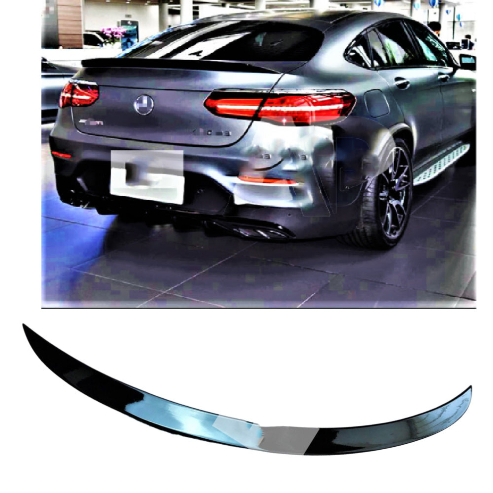 Mercedes Glc Class Coupe C253 Gloss Rear Spoiler Glc63 Amg Style 2015+ Black 8806564858024