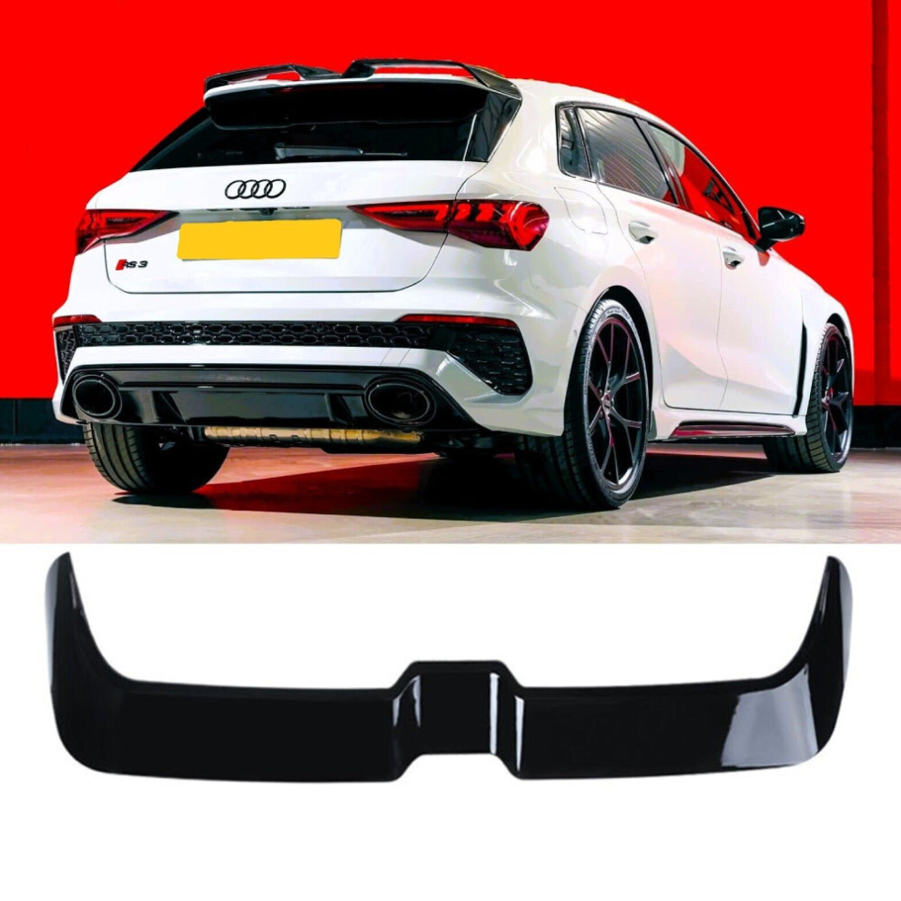 Audi A3 S3 Rs3 8Y Sportback Rs3 Look 5 Door Gloss Boot Spoiler 2020+ Black 8806564858437
