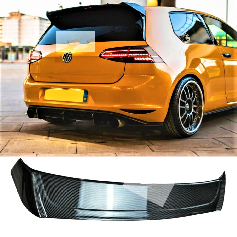 Vw Golf Tsi Tdi Carbon Fibre Boot Spoiler Mk7 Mk7.5 8806564857928
