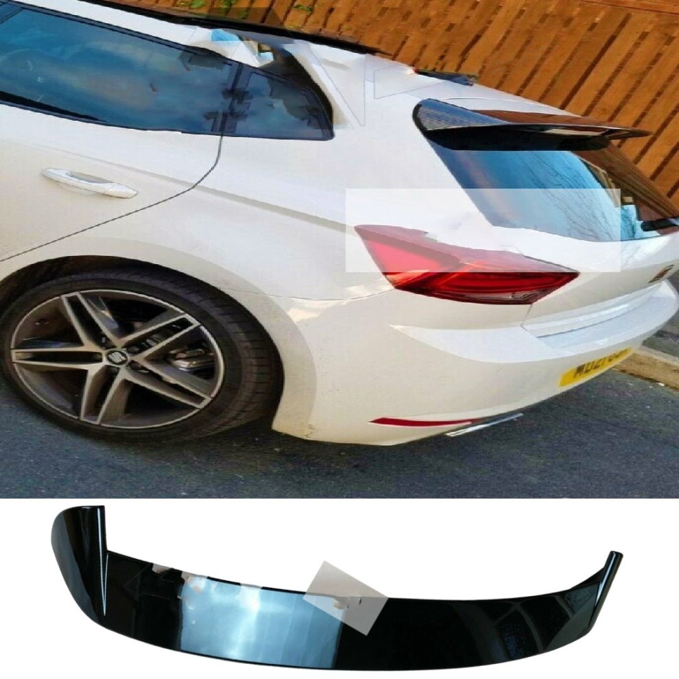 Seat Ibiza Cupra Look 5Dr Mk5 6F Gloss Rear Boot Roof Spoiler 2017-2022 Black 8806564857553