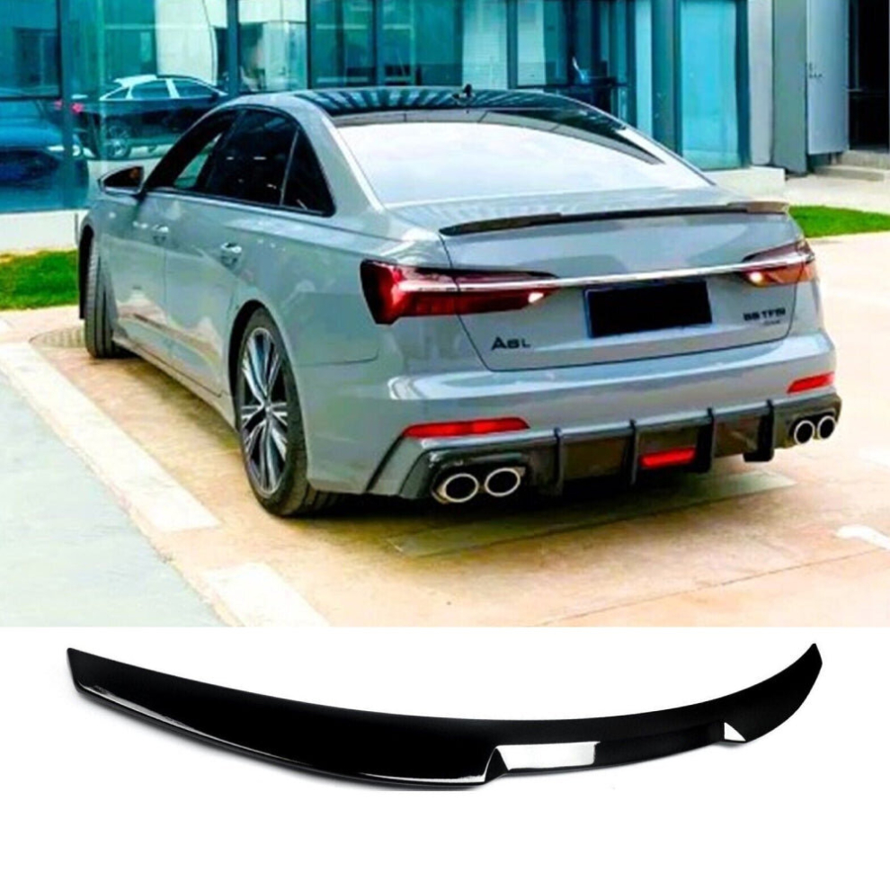 Audi A6 S6 Rs6 C8 Saloon Carbon Fibre M4 Style Boot Lip Spoiler 2018+ 8806564858215