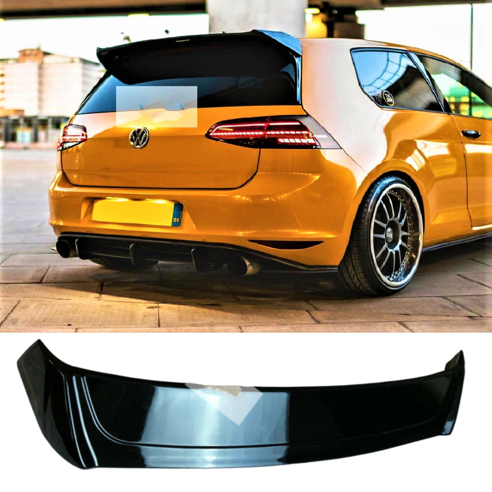 Vw Golf Tsi Tdi Gloss Boot Spoiler Mk7 Mk7.5 Black 8806564857799