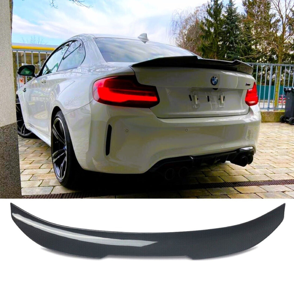 Bmw 2 Series M2 F22 F87 Carbon Fibre M Sport High Kick Psm Ducktail Spoiler 8806564858338