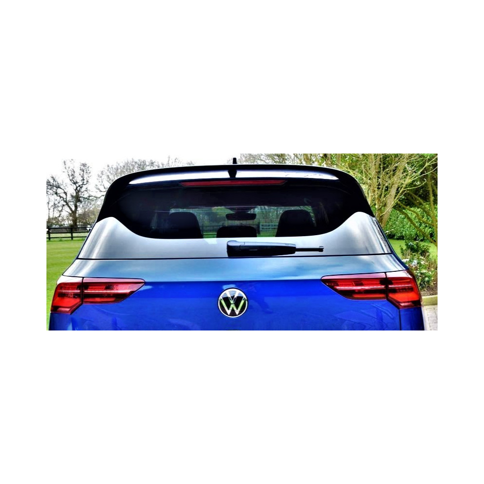 Vw Golf Mk8 R Gtd Gti Gloss Boot Spoiler Black 8806564856945