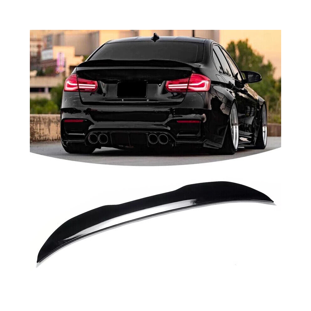 Bmw 3 Series M3 F30 F80 Gloss High Kick Psm Ducktail Spoiler M Sport Black 8806564857256