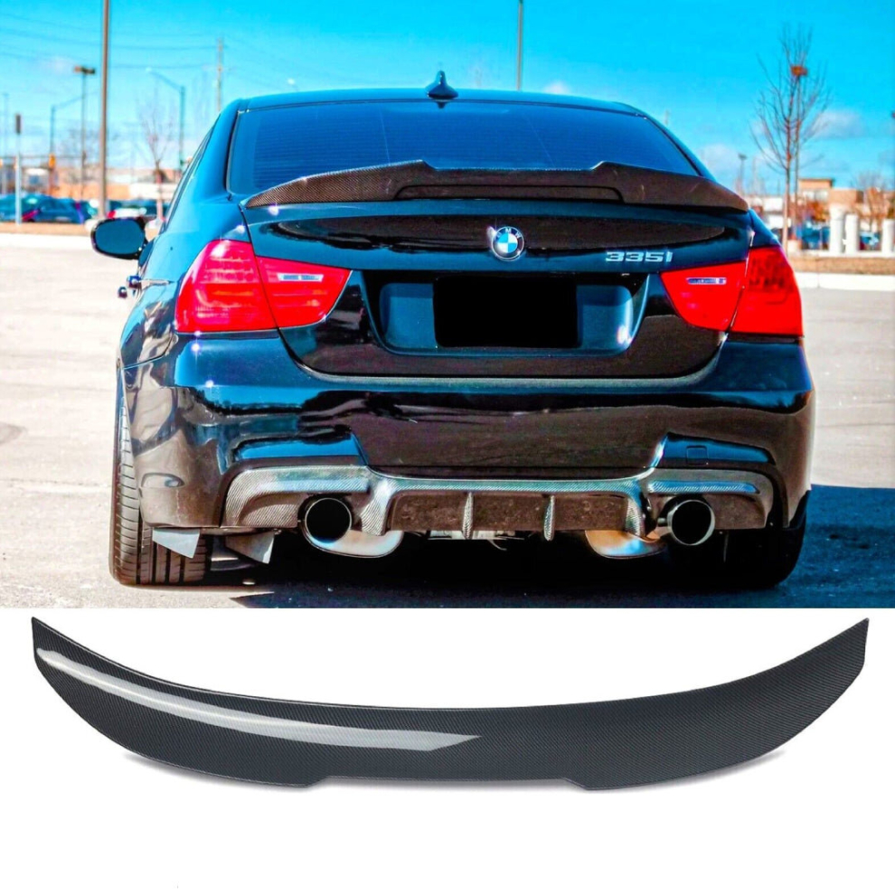 Bmw 3 Series E90 Carbon Fibre High Kick Psm Ducktail M Sport Spoiler 2004-2012 8806564857331