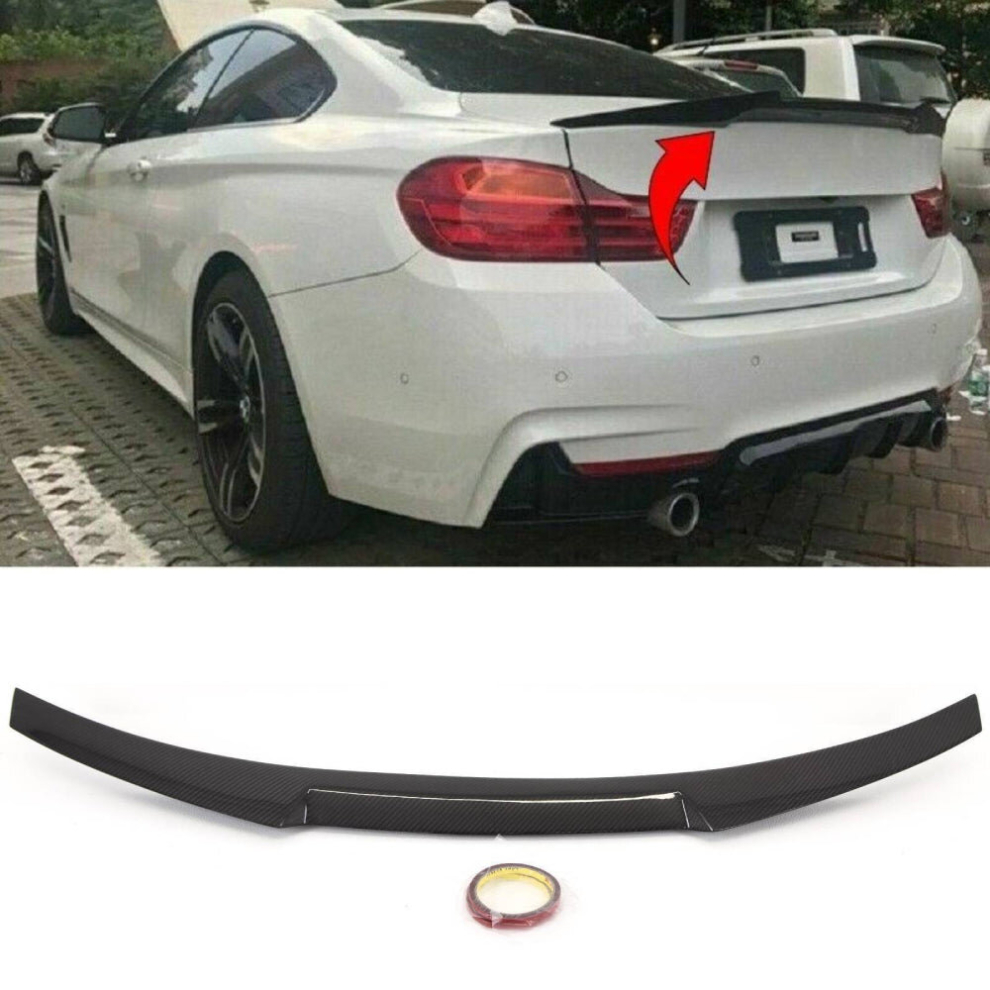 Bmw 4 Series Coupe F32 Carbon Fibre M4 Style Boot Lip Spoiler M Sport 2013-20 8806564857041