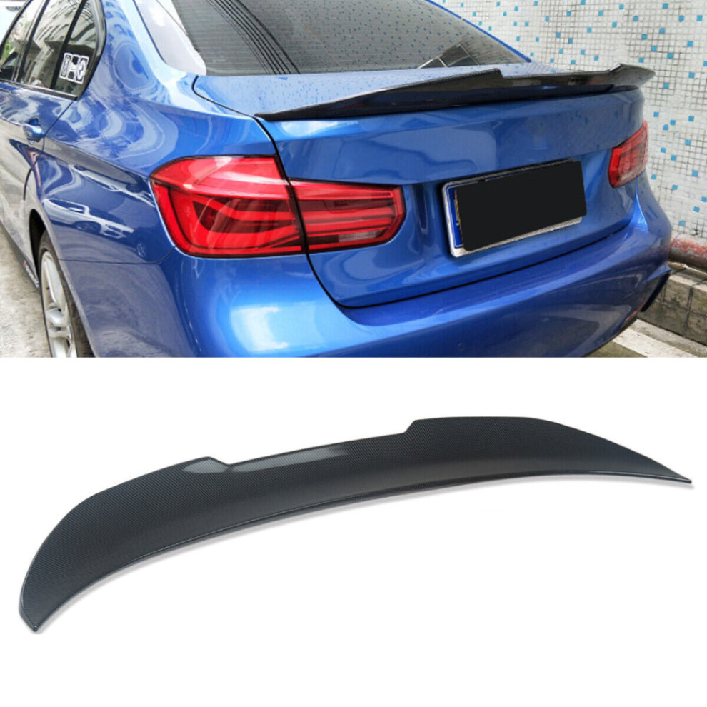 Bmw 3 Series M3 F30 F80 M Sport Carbon Fibre High Kick Psm Ducktail Spoiler 8806564857263
