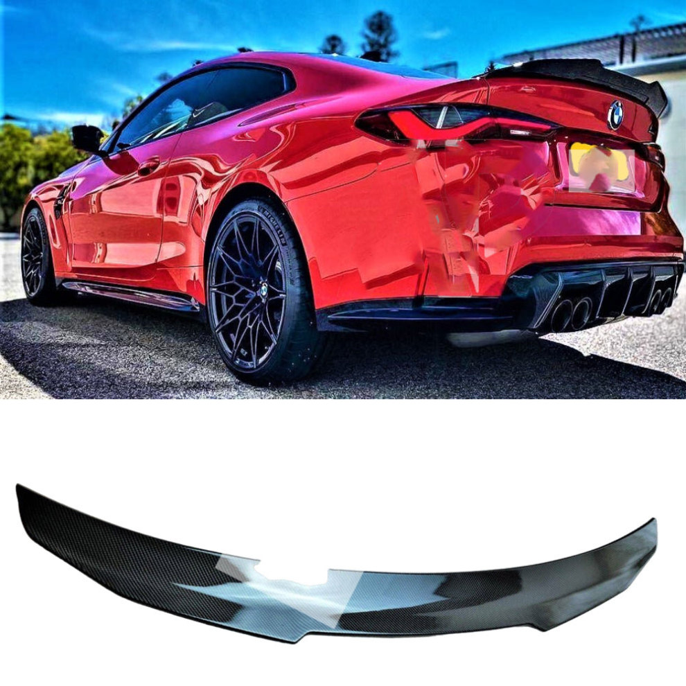 Bmw 4 Series M4 G22 G82 Carbon Fibre High Kick Psm Ducktail Spoiler 8806564858109