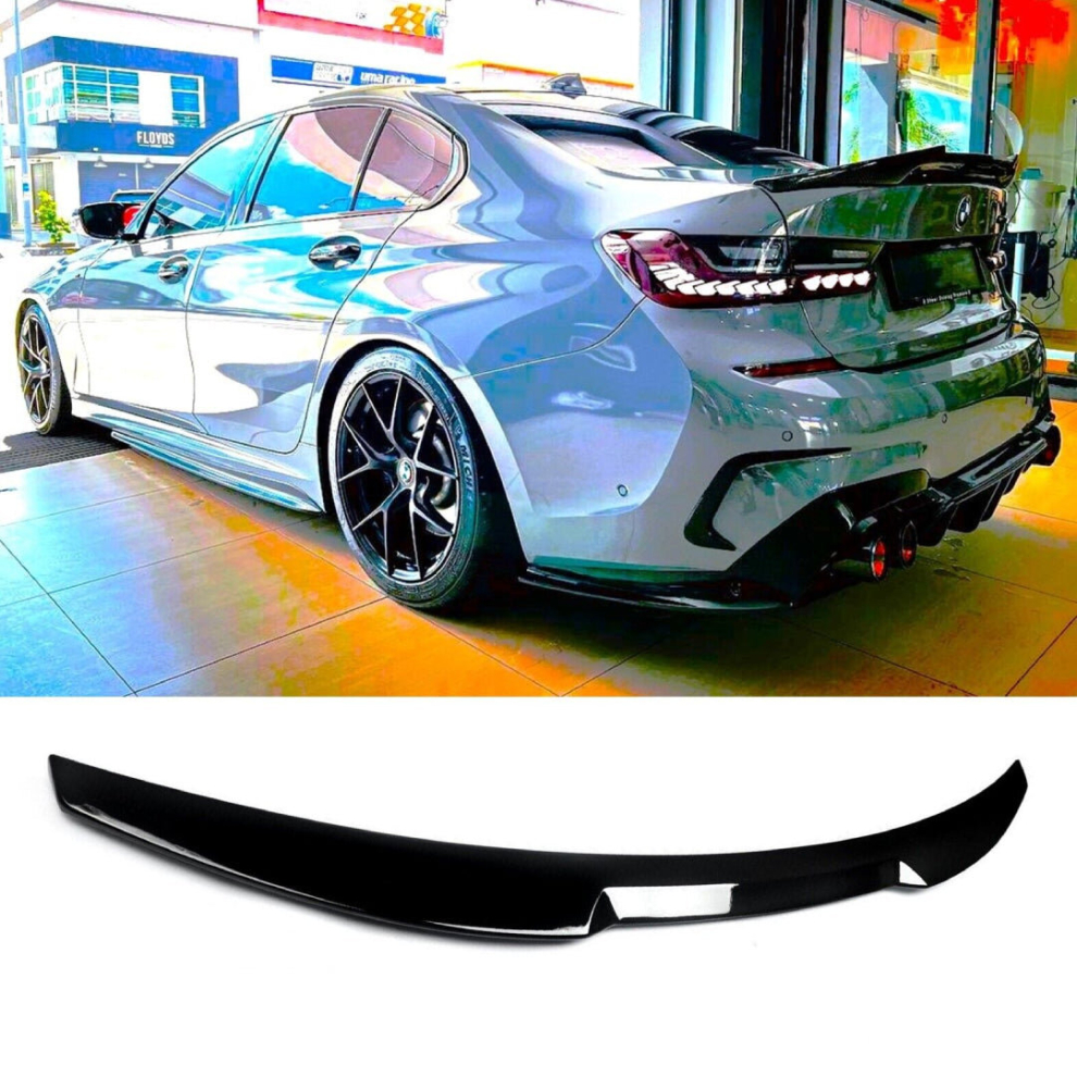 Bmw 3 Series Spoiler M3 G20 G80 Gloss M4 Style Boot Lip 2018+ Black 8806564857898