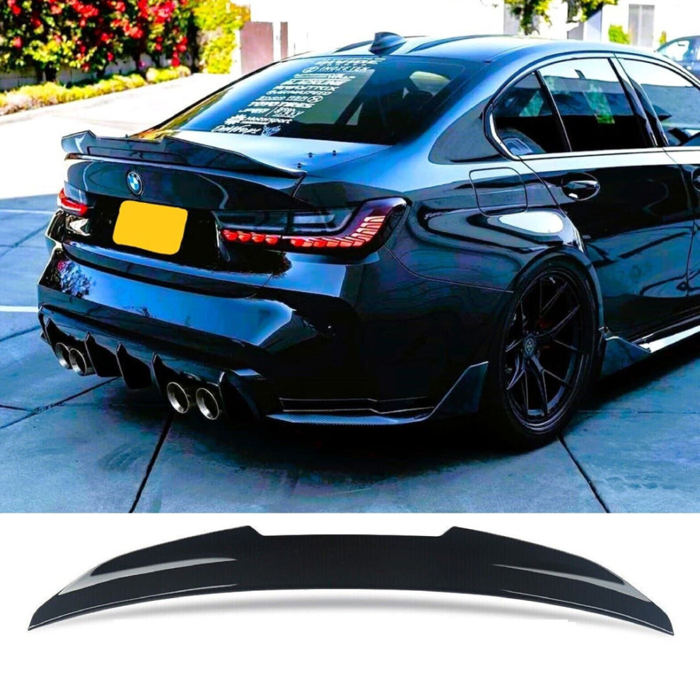 Bmw 3 Series M3 G20 G80 Gloss M Sport High Kick Psm Ducktail Spoiler Black 8806564858253