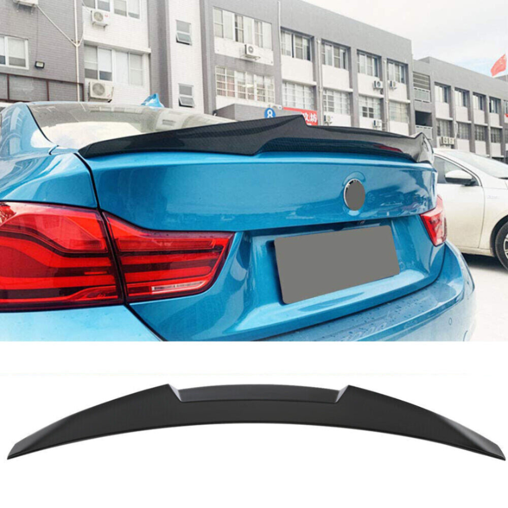Bmw 4 Series Gran Coupe F36 Gloss M4 Rear Boot Spoiler 2013-2020 Black 8806564857867