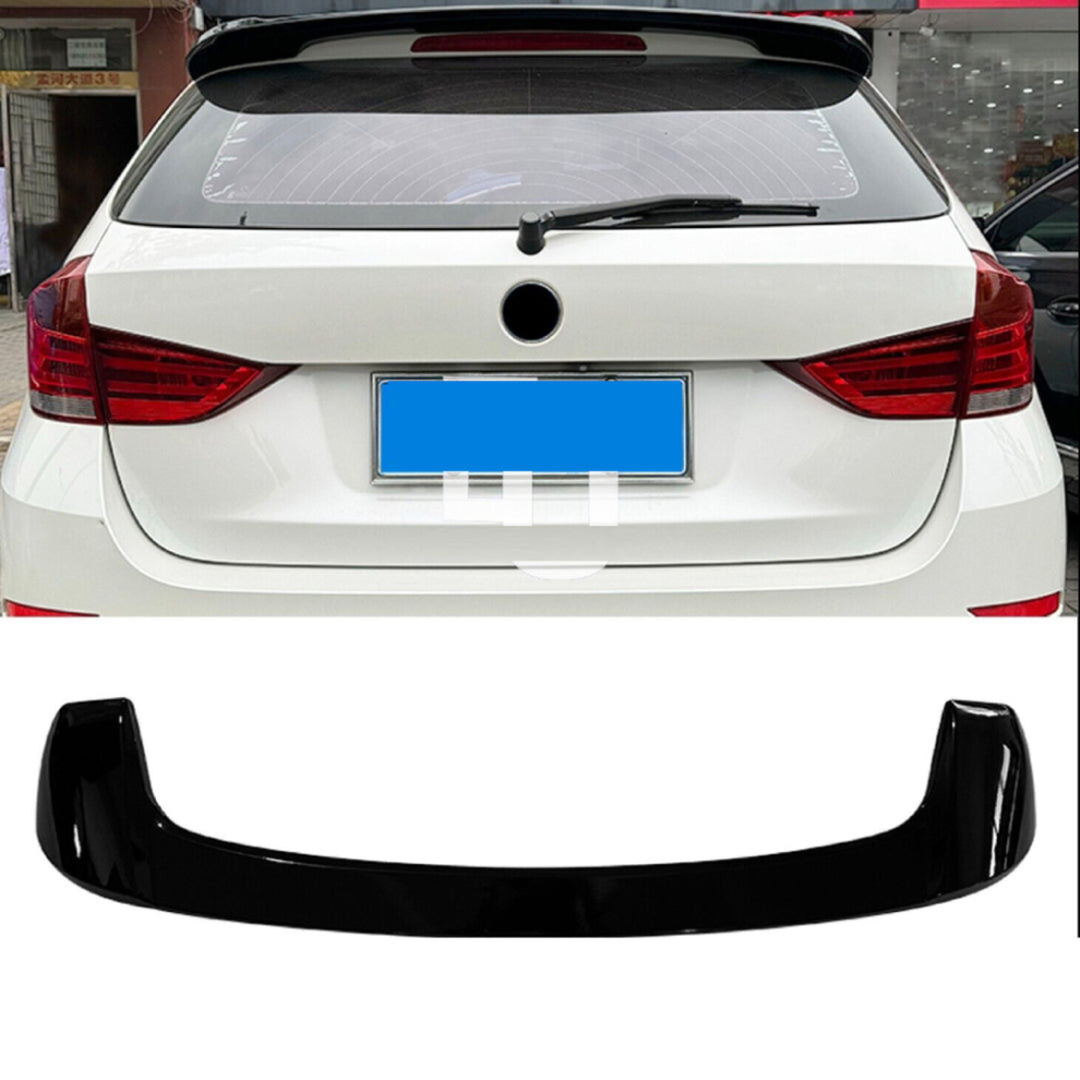 Bmw X1 E84 X1m M Sport Suv Gloss Rear Roof Spoiler 2009-2015 Black 8806564857447