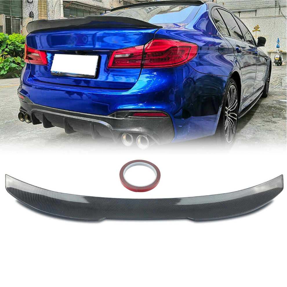 Bmw 5 Series M5 G30 F90 Carbon Fibre High Kick Psm Ducktail Spoiler 8806564858413