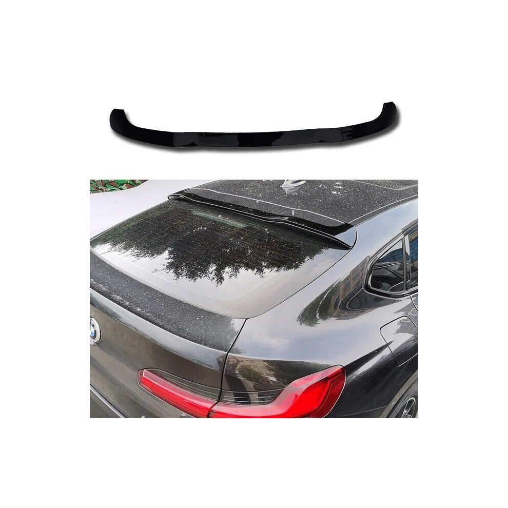 Bmw M Sport X4 G02 X4m Suv Gloss Rear Roof Spoiler Wing 2018+ Black 8806564858604