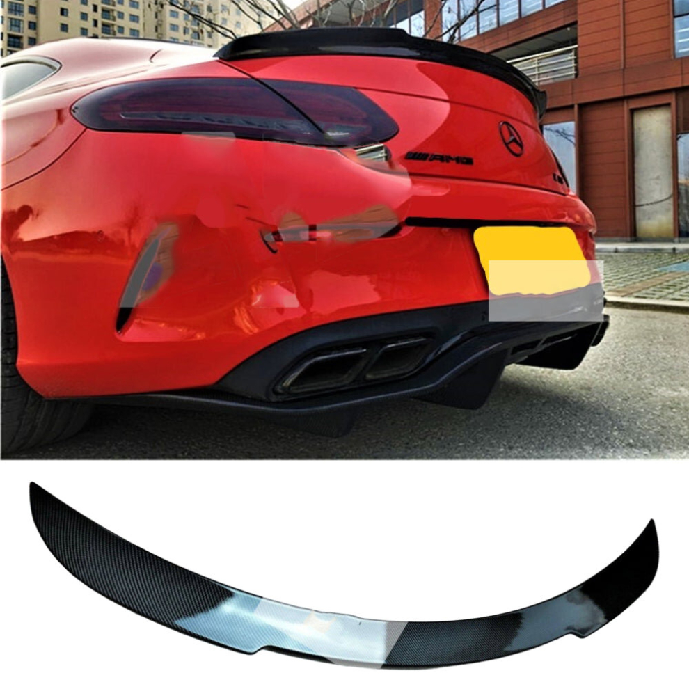 Mercedes C Class Coupe W205 C205 Carbon Fibre C63 Amg Style Fd Spoiler 2014-21 8806564857959