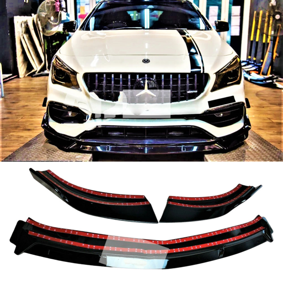 Mercedes Cla Class Cla45s Amg Style W117 C117 Front Splitter Lip 2013-2018 8806564858314