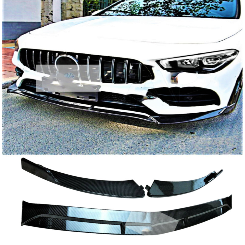 Mercedes Cla Class Cla45s Amg W118 C118 Carbon Front Splitter Lip 2019+ 8806564858345