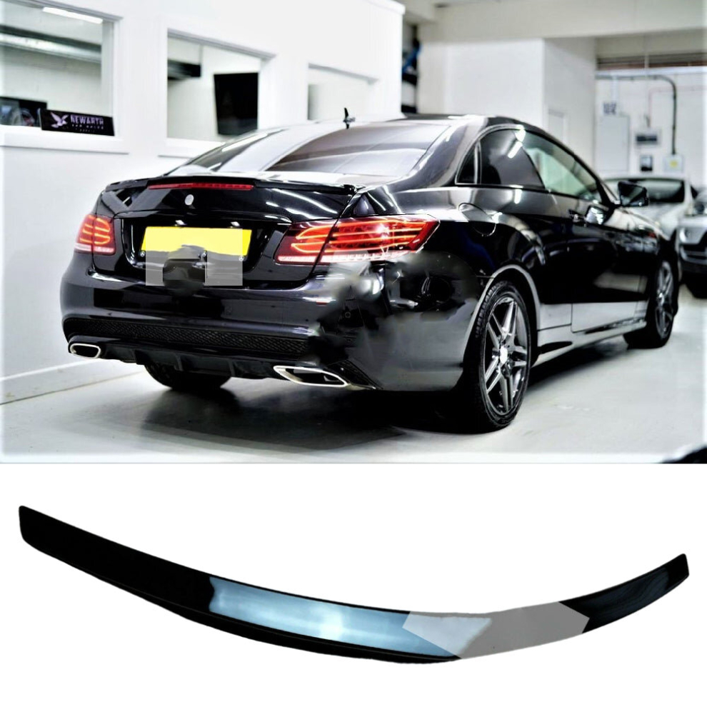 Mercedes E Class Coupe W207 C207 Gloss Lip Spoiler 2009-2017 Black 8806564857478