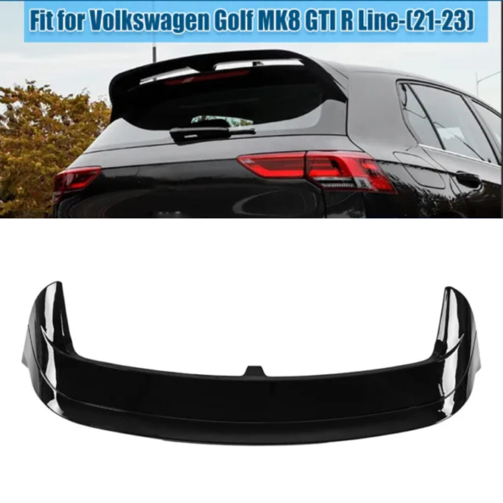 Vw Golf Mk8 Tsi Tdi Gloss Boot Spoiler Club Sport Type Black 8806564858581