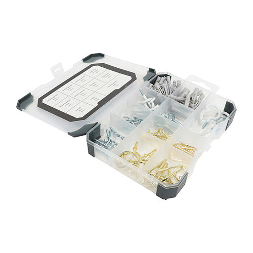 TIMco TIMCO Hooks & Eyes Mixed Tray
 - 133pcs 1