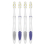 Oral-B Oral-B 3D White Pulsar Battery Powered Toothbrush, Medium, 4 Pack 3