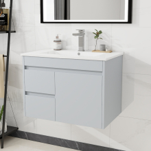 750mm Bathroom Vanity Unit & Basin Sink Wall Mounted Storage Cabinet New