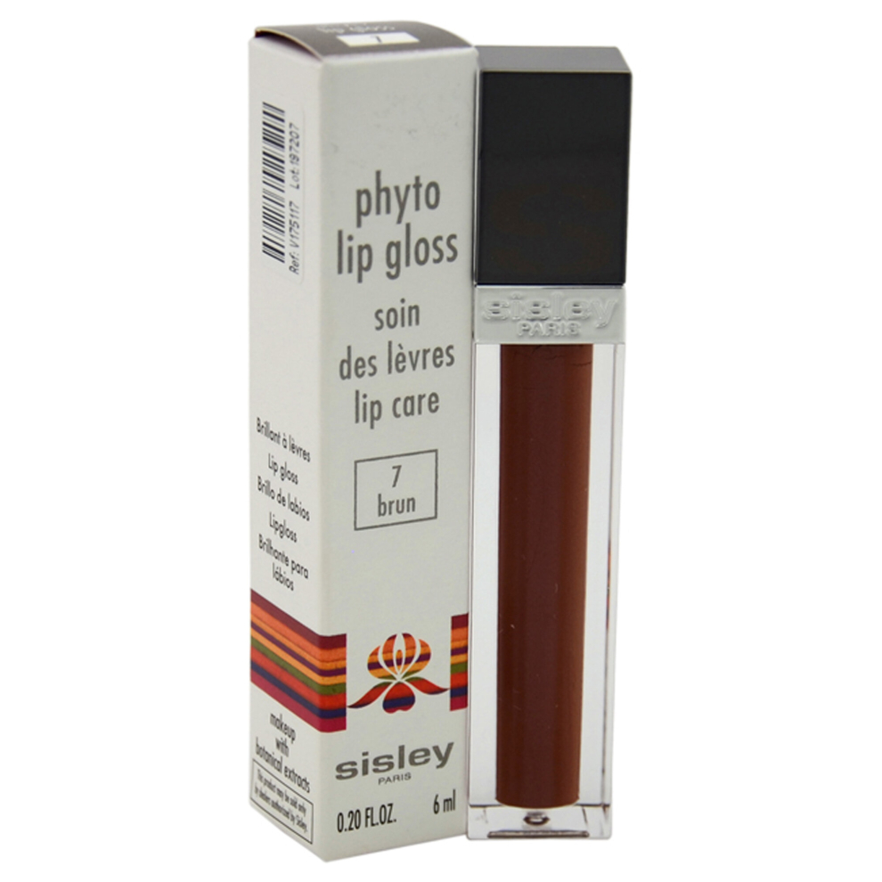 Phyto Lip Gloss - # 7 Brun by Sisley for Women - 0.2 oz Lip Gloss