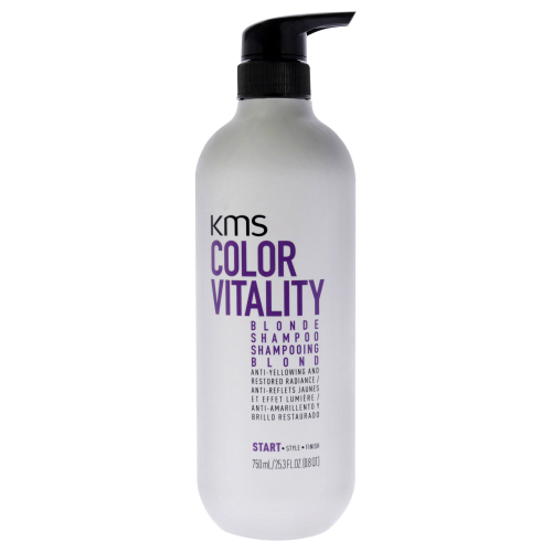 KMS Color Vitality Blonde Shampoo by KMS for Unisex - 25.3 oz Shampoo