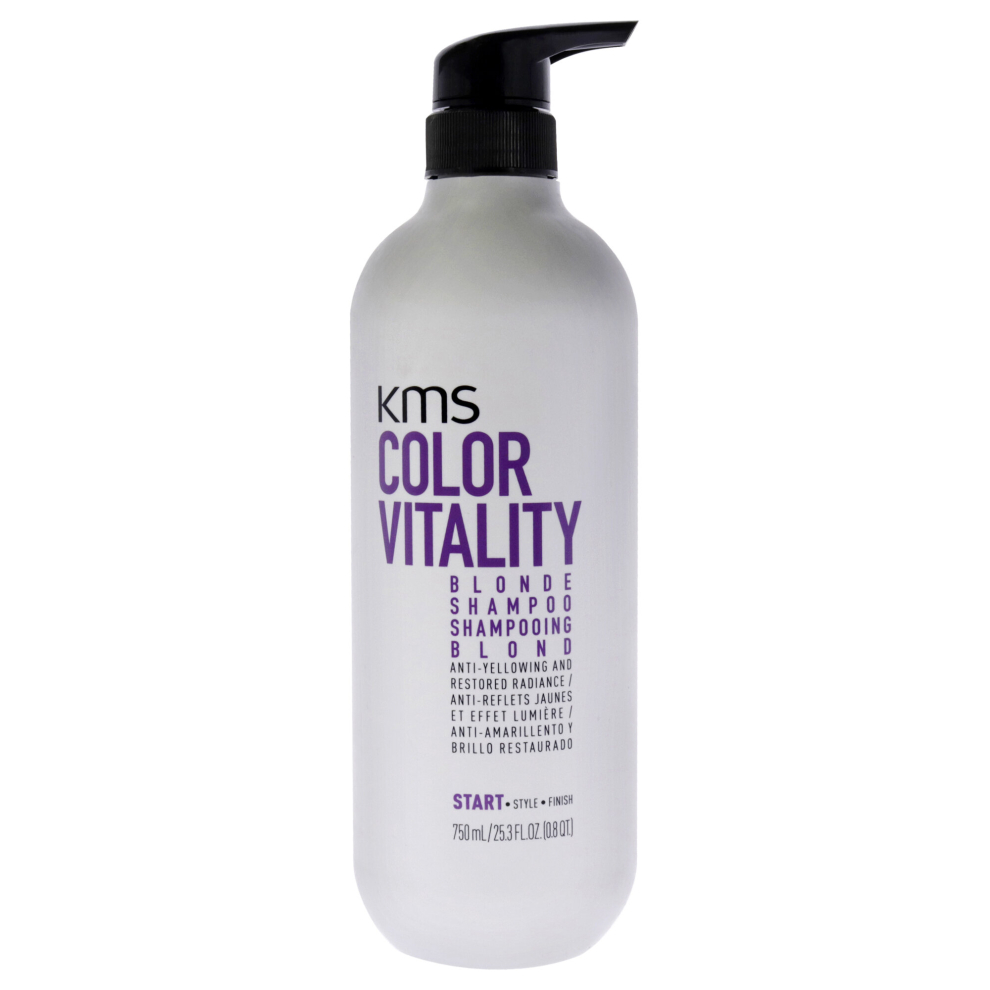 Color Vitality Blonde Shampoo by KMS for Unisex - 25.3 oz Shampoo