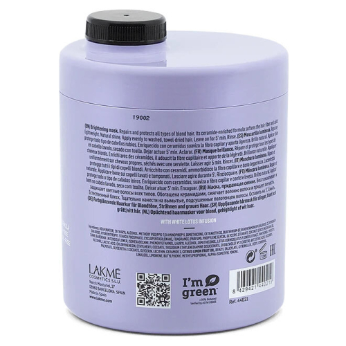 Lakme Teknia Weiß Silber Maske 1000ml 1