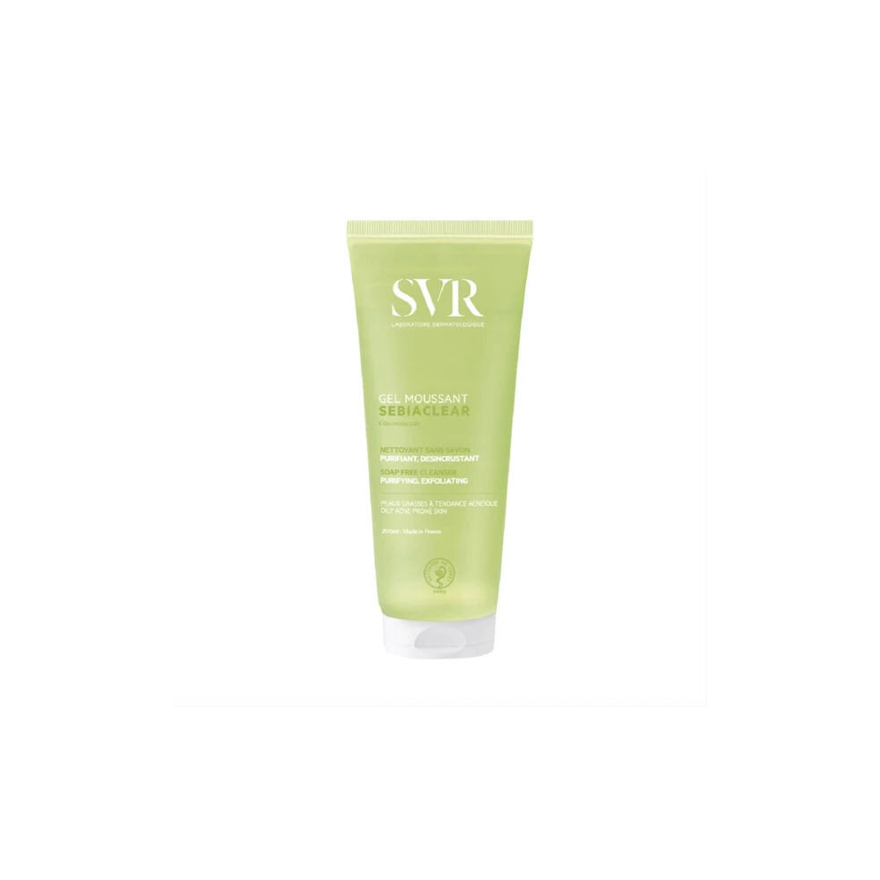 Svr Sebiaclear Nouveau-New Foaming Gel 200 Ml For Oily, Acne-Prone Skin - Dermatologist Tested, Clear & Balanced