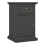 Paris Nightstand 1 Door + 1 Drawer in Matt Grey 1