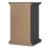 Paris Nightstand 1 Door + 1 Drawer in Matt Grey 4