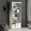 Paris Tall Bookcase in White 5