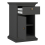 Paris Nightstand 1 Door + 1 Drawer in Matt Grey 5