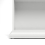 Paris Tall Bookcase in White 7