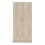Space Wardrobe with 2 Doors + 1 Drawer in Oak 1750 2