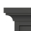 Paris Nightstand 1 Door + 1 Drawer in Matt Grey 7
